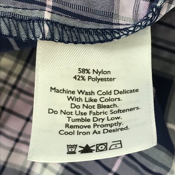 Eddie Bauer Adventurer II Long Sleeve Shirt Women's XL Plaid Hiking Outdoor - Picture 11 of 12